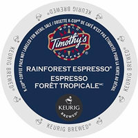 Green Mountain Timothy's Rainforest Espresso Extra Bold Coffee, K-Cup Portion Pack for Keurig Brewers 24 Count