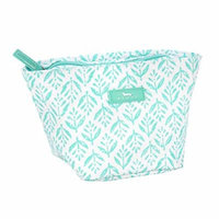 SCOUT Crown Jewels Cosmetic, Makeup & Small Accessory Bag, Water Resistant, Zips Closed, Aqua Fresca