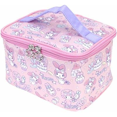 My Melody Makeup Train Case Cosmetic Bag Holder Travel Organizer Water-resistant Portable