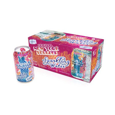 Original New York Seltzer Sparkling Water, Grapefruit, 12 Fl Oz (Pack of 8)