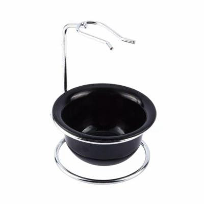 TMISHION Hair Shaving Stand Set, Men's Shaving Stainless Steel Stand and Durable Shave Soap Cup