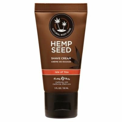 Earthly Body Hemp Seed Shave Cream - Isle of You - 1 oz