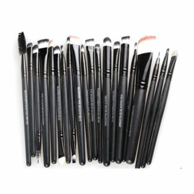 Womail 20 Pcs Makeup Set Powder Foundation Eyeshadow Eyeliner Lip Brushes