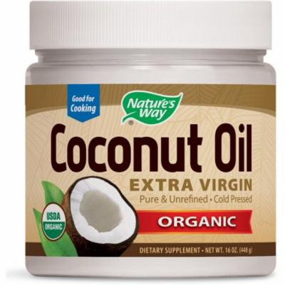 4 Pack - Nature's Way Organic Coconut Oil, Extra Virgin 16 oz