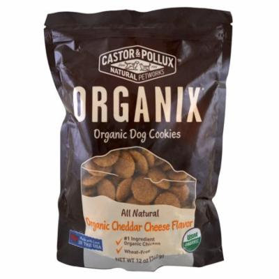 Castor & Pollux, Organix, Organic Dog Cookies, Cheddar Cheese Flavor, 12 oz (pack of 1)