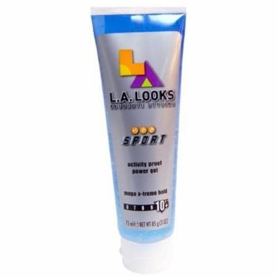 2 Pack - L.A. LOOKS Absolute Styling Sport Activity Proof Power Gel, Extreme Hold 3 oz