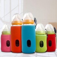 Girl12Queen Baby Infant Feeding Bottle Warmer Protective Sleeve Cup Cushion Bag 10cm/14cm
