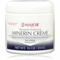 2 Pack - Major Pharmaceuticals Therapeutic Moisturizing, Minerin Cream 16 oz