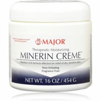 2 Pack - Major Pharmaceuticals Therapeutic Moisturizing, Minerin Cream 16 oz