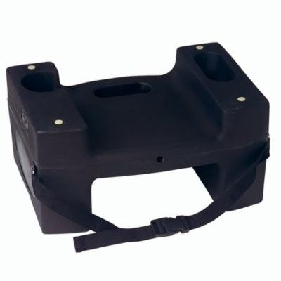 TableTop King Booster Buddies KB116-S-02 Black Dual Height Booster Seat with Seat Belt