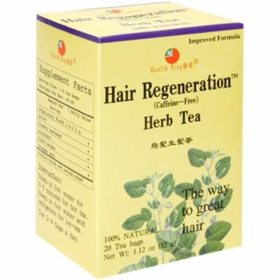 6 Pack - Health King Herbal Tea Bags, Hair Regeneration 20 ea