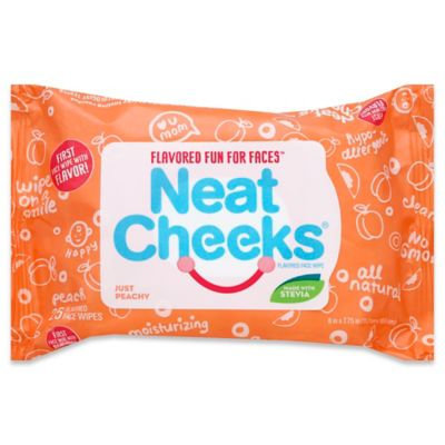 Neat Cheeks Peach Wipes - 25 Count