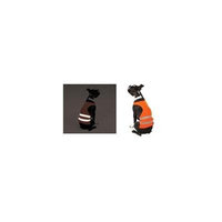 Orange Reflective Dog Safety Vest Camp, Hunt, Night Walks Bright! Visibility!(Small Safety Orange)