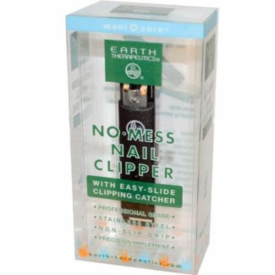 Earth Therapeutics, No·Mess Nail Clipper, with Easy-Slide Clipping Catcher, 1 Clipper(pack of 1)