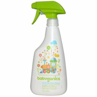 BabyGanics, Toy & Highchair Cleaner, Fragrance Free, 17 fl oz (pack of 4)