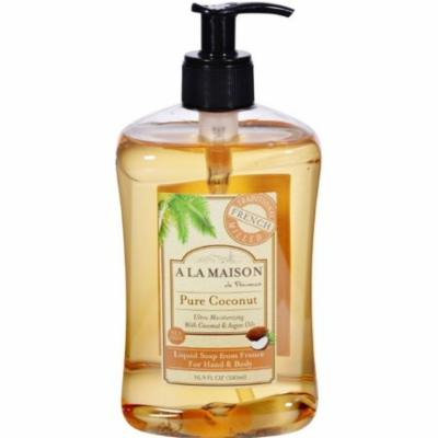 3 Pack - A LA MAISON Hand & Body Liquid Soap, Pure Coconut 16.90 oz