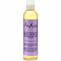 2 Pack - Shea Moisture Bath, Body & Massage Oil Lavender & Wild Orchid 8 oz