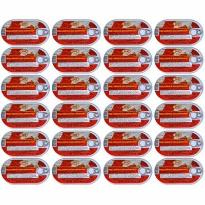 Polski Smak Wild Caught Mackerel Fillets in Tomato Sauce, 7.05 oz (24)