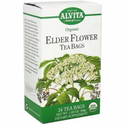 4 Pack - Alvita Elder Flower Tea Bags 24 ea