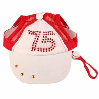 Dogs Hat, Legendog Cute Baseball Cap Visor Cap Sun Hats with Ear Holes for Pet Dogs Cat