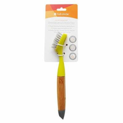 Full Circle Micro Manager Bamboo Detail Scrub / Cleaning Brush - Green