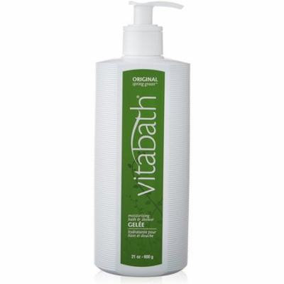 2 Pack - Vitabath Moisturizing Bath & Shower Gelee, Original Spring Green 21 oz