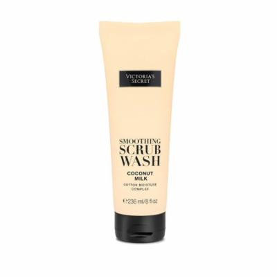 Victoria's Secret Smoothing Scrub Wash Coconut Milk Cotton Moisture Complex 8oz.