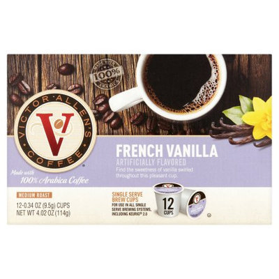 Trilliant Victor Allen's coffee French Vanilla Flavored Coffee Single Serve Cups For Keurig K Cup Brewer, 12 Count