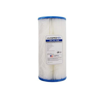 Hydronix Polyester Pleated 30 Micron Under Sink Replacement Filter