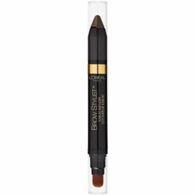 4 Pack - L'Oreal Brow Stylist Kabuki Blender Brow Crayon, Brunette 0.05 oz