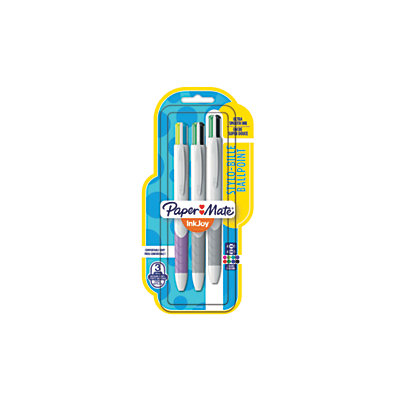 Paper Mate 1832419 InkJoy Quatro 3 Pack Retractable Pens
