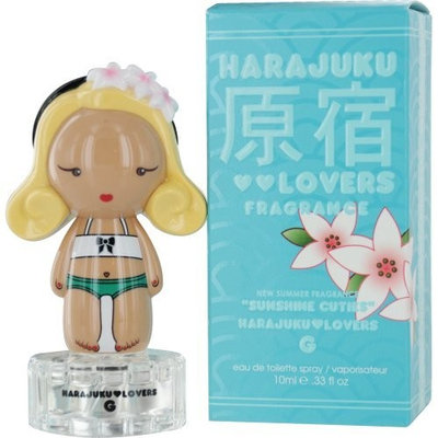 Harajuku Lovers Sunshine Cuties G Women Eau De Toilette Spray by Gwen Stefani, Mini, 0.33 Ounce