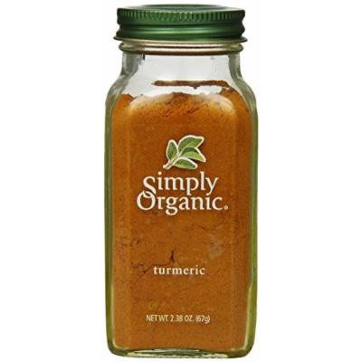 Simply Organic Turmeric Root Ground Certified Organic, 2.38-Ounce Container - Two Pack