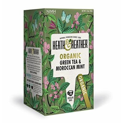 Heath & Heather Organic Green Tea & Moroccan Mint (Pack of 3)
