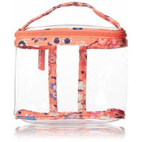 Vera Bradley Lighten up 3-1-1 Cosmetic, Polyester, Coral Meadow
