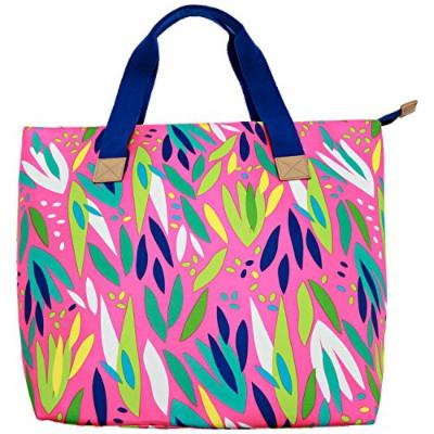 Ion Aloha Pink Leafy Tote