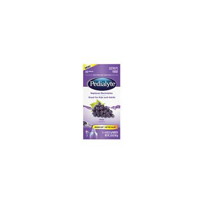 Pedialyte Powder Packs Grape 0.6 oz. x 6 pack (pack of 1)
