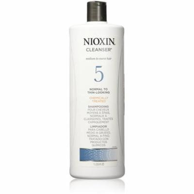 4 Pack - Nioxin Cleanser, System 5 (Medium to Coarse/Normal or Chemically-treated/Thin-Looking) 33.8 oz