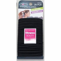 No-slip Grip Evolution Jelly Ponytailers, 28-count, Colors Black, Jelly ponytailers will not slip or damage hair By Scunci