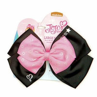 JoJo Siwa Ponytail Holder Bow (Black/Pink)