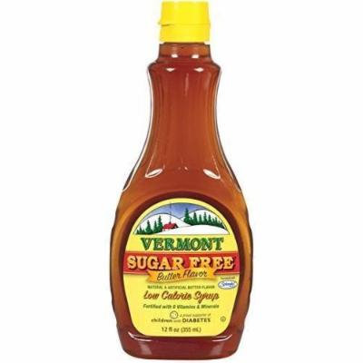 Maple Grove Farms Butter Syrup Sugar Free 12 oz New