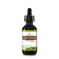 Elder Berries Tincture Alcohol Extract, Organic Elder Berries (Sambucus Nigra) Dried Berry 2 oz