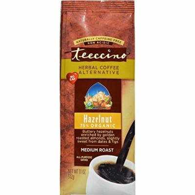 2 Pack of Teeccino Mediterranean Herbal Coffee - Hazelnut - Medium Roast - Caffeine Free - 11 oz - 70%+ Organic - Gluten Free - Dairy Free - Yeast Free - Wheat Free - Vegan