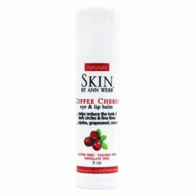 Skin by Ann Webb - Naturals Coffee Cherry with Hemp Oil Eye and Lip Balm - 0.5 oz. (formerly Skin Organics) (pack of 6)
