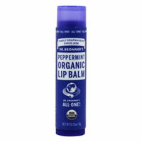 Dr. Bronners - Magic Organic Lip Balm Peppermint - 0.15 oz. (pack of 12)