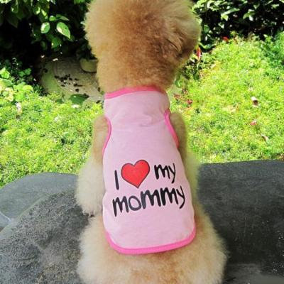 Dog Vest, Legendog Cute I LOVE MY DADDY / MOMMY Pet Dog Clothes Dog Apparel for Pet Puppy