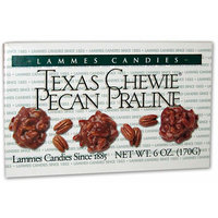 Lammes Candies Texas Chewie Pecan Praline (Pack of 2), 6 Oz. Ea.