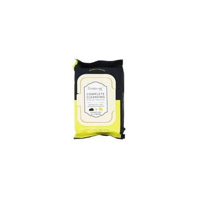 Complete Facial Cleansing Pre-Wet Towelettes Charcoal & Lemon - 30 Towelette(s) by The Creme Shop (pack of 12)