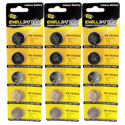 3x 5pk 3V Lithium Coin Cell Battery CR2032 Replace 208-205 DL2025 FAST USA SHIP