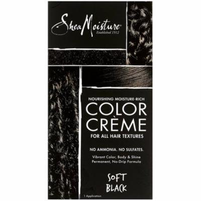 4 Pack - Shea Moisture Nourishing Hair Color Kit, Black 8 oz